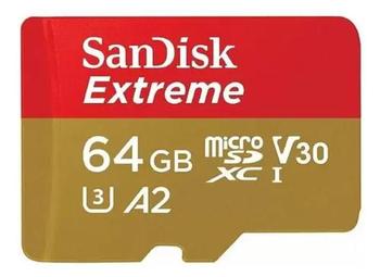 Imagem de Cartão De Memória Sandisk Extreme Micro Sd Xc 64Gb 170Mb/S