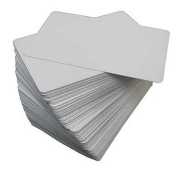 Imagem de Cartão De Pvc Branco Para Crachá 54 X 86mm 0,76mm 200 Unidad