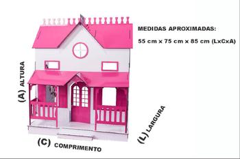 Imagem de Casa de Bonecas Escala Barbie Modelo Lian Sonhos - Darama