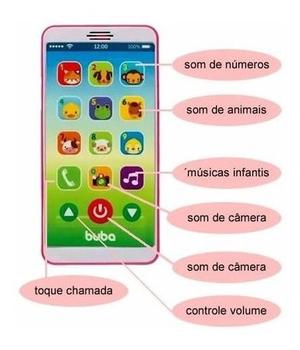 Imagem de Celular Infantil Buba Baby Phone Com Som e Musicas