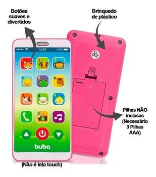 Imagem de Celular Infantil Buba Baby Phone Com Som e Musicas