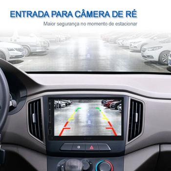 Imagem de Central Multimídia 7 Polegadas Padrão Japonês Kia Cerato 2010 2011 2012 2013 Bluetooth USB Touch Espelhamento Android Auto Carplay Top