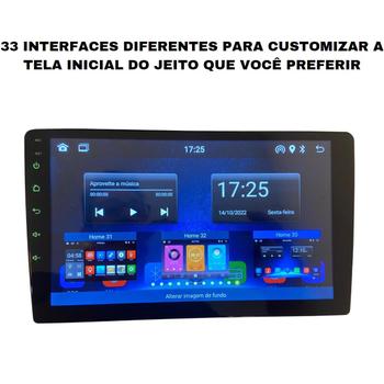 Imagem de Central Multimidia Carplay Android Auto GPS Carro Peugeot 208 2008 2021 2022 2023 2024 Câmera Ré