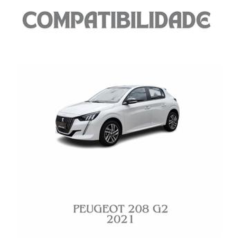 Imagem de Central Multimidia Carplay Android Auto GPS Carro Peugeot 208 2008 2021 2022 2023 2024 Câmera Ré