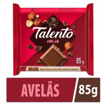 Imagem de Chocolate Garoto Talento ao Leite com Avelãs 85g