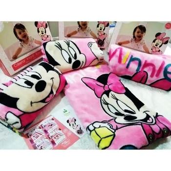 Imagem de Cobertor Antialérgico Raschel- Jolitex -Disney Minnie-Patinhos- Original- Enxoval Bebê- Rosa