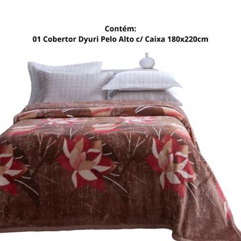 Imagem de Cobertor Dyuri Pelo Alto Toque Macio Casal 180x220 c/ Caixa Mackenzie - Jolitex Ternille