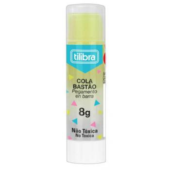 Imagem de Cola em Bastão 8g Transparente Colorida Tilibra