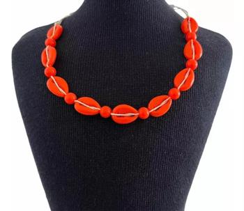 Imagem de Colar Feminino Choker Búzio Colorido + Brinco Moda Verão