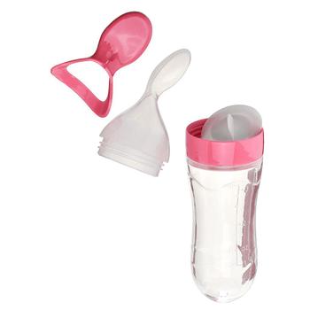 Imagem de Colher Dosadora Mamadeira Leite Papinha Bebê BPA Free Atóxica Silicone 90ml - Zoop