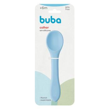 Imagem de Colherzinha de Bebê Silicone Free BPA Infantil Buba