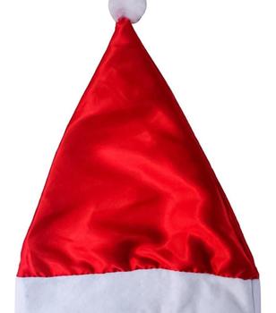 Imagem de Combo Com 03 Gorro De Papai Noel 40Cm Veludo Touca Natal