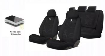 Imagem de Combo Conforto Personalizado Peugeot 207 08-14 +(Capa Volante) + Chaveiro