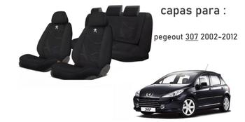 Imagem de Combo Personalizado Premium Peugeot 307 02-12 +(Capa Volante) + Chaveiro