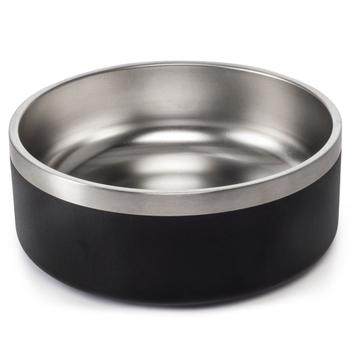 Imagem de Comedouro Pet Aço Inox Antiderrapante Ração/Água 946ml Madog