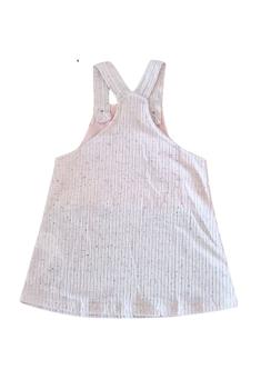 Imagem de Conjunto Infantil  Camiseta e Salopete Nini & Bambini  Porco Espinho Rosa e Offwhite