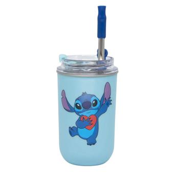 Imagem de Copo Inox Canudo e Tampa 300ML STITCH DISNEY - Zona Criativa