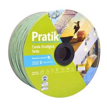 Imagem de Corda Pratik Trançada Pet Verde Carretel 6mm x 200m