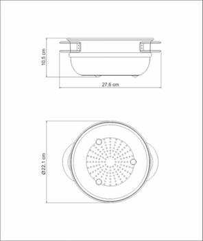 Imagem de Cozi-Vapore Aço Inox 20 Cm Solar