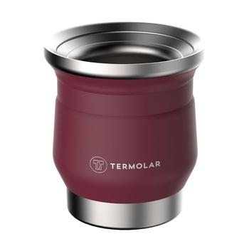 Imagem de Cuia Térmica Inox com Rosa Tupi 250ml Para Tereré Chimarrão Termolar