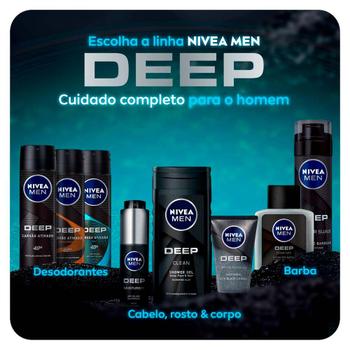 Imagem de Desodorante Masculino Aerosol NIVEA MEN Deep Amadeirado