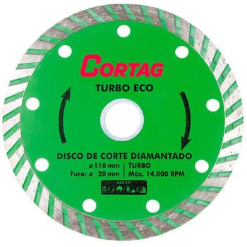 Imagem de Disco de Corte Diamantado Turbo Eco 110MM Cortag