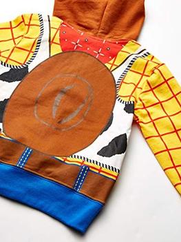 Imagem de Disney Boys's Toddler Sheriff Woody Toy Story Costume Hoodie, Amarelo, 5T