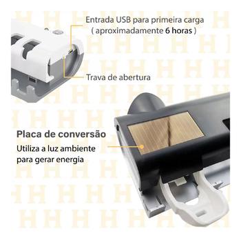 Imagem de Dispenser Escovas de Dente Com Luz UV Esterilizador Elimina Bactéria Suporte Aplicador Pasta Dente De Banheiro