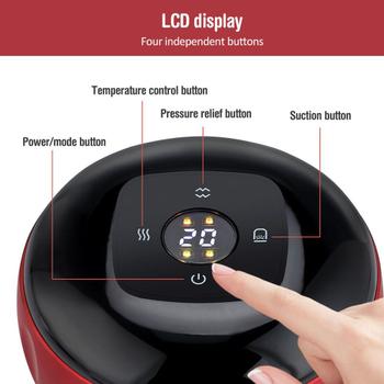 Imagem de dispositivo de massagem inteligente aquecimento elétrico raspagem ventosas fadiga física aliviar a saúde shaisu