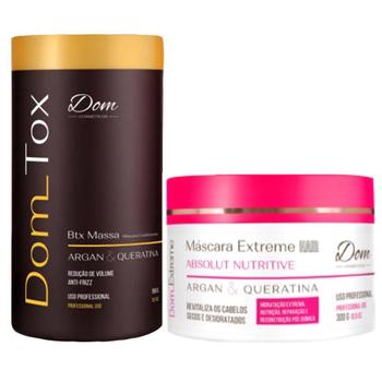 Imagem de Dom Cosméticos Btox Massa Mascara Extreme Nutritive Hair Kit