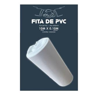 Imagem de Fita PVC para Isolamento de Linhas 10m x 0,10m - Branca