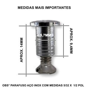 Imagem de Fixação 2 Parafusos Vaso Sanitari Assento 4 Rebites Buchas