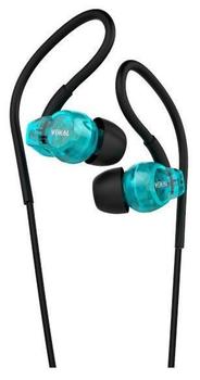 Imagem de Fone de Ouvido Vokal In Ear E20 Azul com Plug Stereo Controle de Volume e Compatível com Smartphones