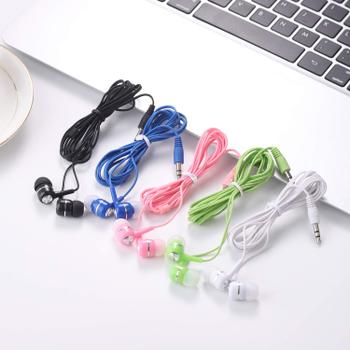 Imagem de Fones de ouvido Earbuds Factorymall Bulk, pacote com 10 unidades para crianças e escolas