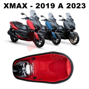 Imagem de Forração Xmax 250 Forro Baú Standard Vermelho + Divisória G