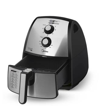 Imagem de Fritadeira Elétrica Midea 1500W Preto e Inox