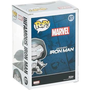 Imagem de Funko Pop Marvel Infamous Iron Man 677 Brilha No Escuro