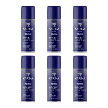 Imagem de Hair Spray Fixador Karina Extra Forte 250ml - Kit C/ 6un