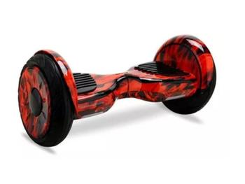 Imagem de Hoverboard Vermelho Fogo 10 Polegadas Skate Elétrico