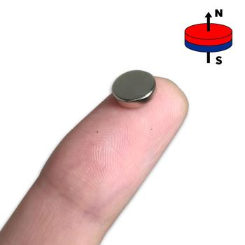 Imagem de Imã De Neodímio 100 Peças - 8mm X 2mm - Super Forte