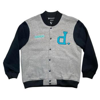 Imagem de Jaqueta Diamond I24DIH02 Un Polo Twill Varsity - Heather Grey