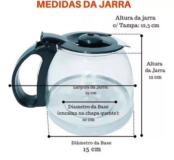 Imagem de Jarra Para Cafeteira Britânia Cp30 Produto Original