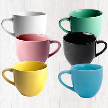 Imagem de Jogo 6 Xicara Café Chá Porcelana 170ml Resistentes