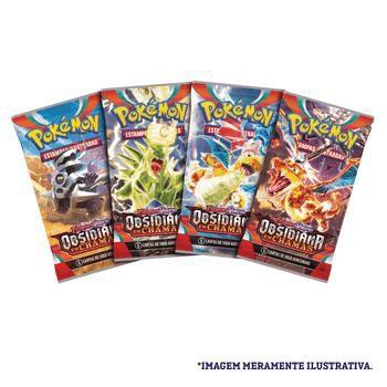 Imagem de Jogo carton booster pokemon blister unitario obsidiana em chamas