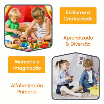 Imagem de Jogo da Memória Infantil Galinha Pintadinha Educativo e Pedagógico em MDF Desenvolve Atenção Foco Concentração e Lógica