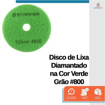 Imagem de Jogo De 5 Disco De Lixa Diamantado tiras aderentes Para Polimento 100