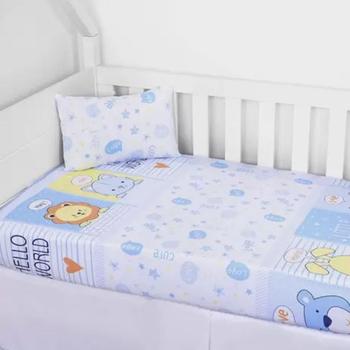 Fronhas Baby Deluxe 2 Peças | Malha Penteada 100% Algodão | Rosa | Berço Bebê
