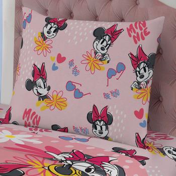 Imagem de Jogo de Cama Solteiro 3pçs Personagem Infantil Lençol Lepper Wandinha Minnie Mickey Spider Patrulha Canina Batman