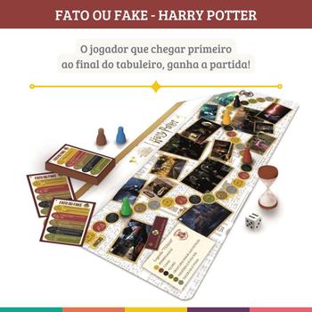 Imagem de Jogo Tabuleiro Fato ou Fake Harry Potter Nig Brinquedos