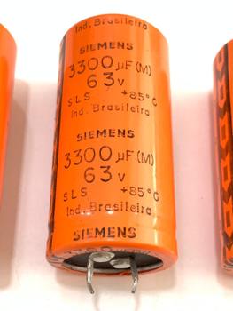 Imagem de Kit 03 Capacitor Snap In 3300uf 63v 85C - Siemens